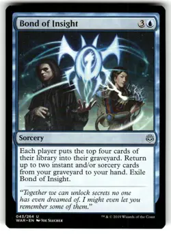 Bond of Insight War of the Spark Regular MTG - Image 1