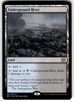 Underground River The Brothers' War Regular MTG - Image 1