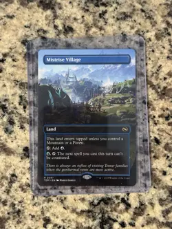 Mistrise Village (Borderless) [Tarkir: Dragonstorm] MTG - Image 1