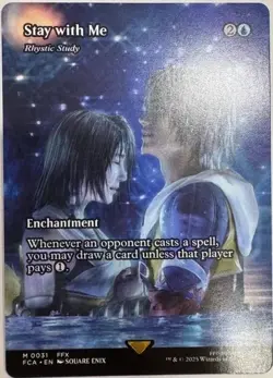 MTG: Final Fantasy - Stay with Me - Rhystic Study (Showcase) Regular - Image 1
