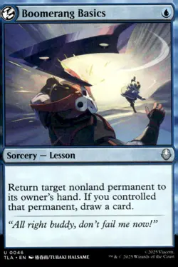 Boomerang Basics U Avatar: The Last Airbender 46 NM - Image 1