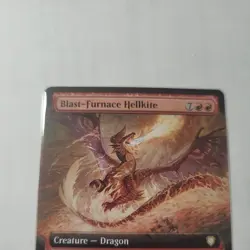 Blast-Furnace Hellkite # 59 Extended Art MtG Brother's War Commander Rare - Image 2