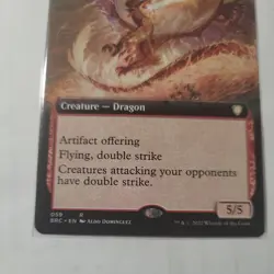 Blast-Furnace Hellkite # 59 Extended Art MtG Brother's War Commander Rare - Image 3