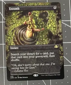 MTG Entomb (Borderless) Dominaria Remastered Regular - Image 1