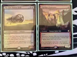 MTG Avatar Mythic & Rare Lot - Aangs Shelter, Toph, Zhao, Taunting, Fire Nation - Image 5