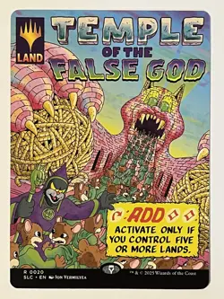 Temple of the False God Secret Lair Countdown Encyclopedia Kit Non-Foil MTG NM - Image 1