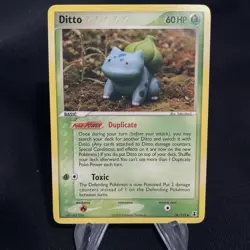 Pokemon Card Ditto 36/113 Delta Species Regular Uncommon LP Yuka Morii - Image 2