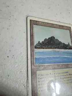 Magic The Gathering Tropical Island Revised (LP) MTG - Image 2