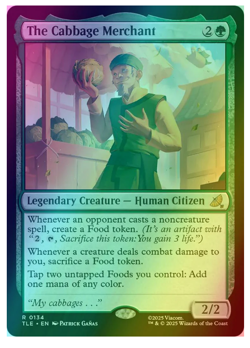 The Cabbage Merchant - Foil Avatar MTG - Image 1