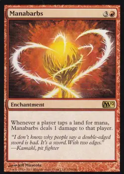 MTG Core Set 2012 - Manabarbs - M12 150 - Regular LP - Image 3
