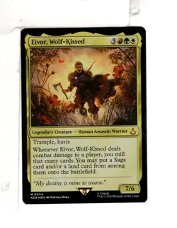 MTG SkeenAB Eivor Wolf-Kissed FOIL from ACR. NM. - Image 1