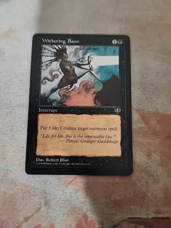 Withering Boon Mirage MTG LP - Image 1