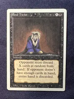Mind Twist - 1994 Magic the Gathering MTG Revised - Free Shipping! - Image 1