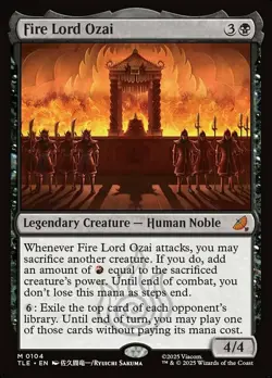 x1 Fire Lord Ozai M MTG Avatar: The Last Airbender: Eternal M/NM, English - Image 1