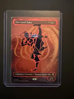 Fire Lord Zuko (Borderless) (Neon Ink Foil) - Avatar the Last Airbender - Image 1