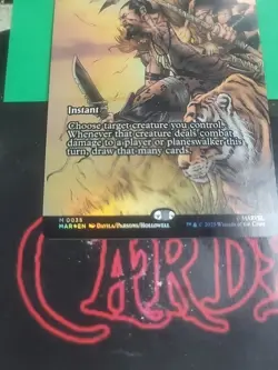 Magic The Gathering Marvel's Spider-Man "Hunter's Insight" FOIL BORDERLESS NM - Image 2