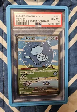 Pokemon Bubble Mew ex #232 Paldean Fates Special Illustration Rare SAR PSA 10 - Image 1