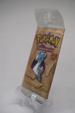 21.37g Pokemon WOTC Fossil Unlimited Booster Pack Vintage Sealed TCG Lapras - Image 4