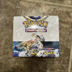 Pokemon TCG Sword & Shield Brilliant Stars Factory Sealed Booster Box - Image 1