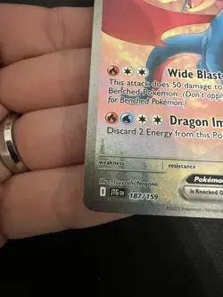 Pokemon TCG Salamence ex 187/159 SV09: Journey Together SIR - Pack Fresh Mint! - Image 4