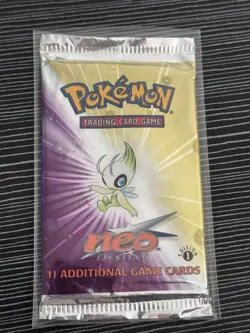 Pokemon Neo Destiny 1st Edition Booster Pack (Celebi Art) 76930175279 - Image 1