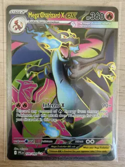 Pokemon TCG Mega Charizard EX 109/094 Ultra Rare Phantasmal Flames Near Mint - Image 1