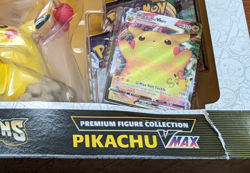 Tear on Box Pokemon TCG Pikachu Vmax Celebrations Premium Figure Collection 820650809408 - Image 2
