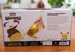 Tear on Box Pokemon TCG Pikachu Vmax Celebrations Premium Figure Collection 820650809408 - Image 3
