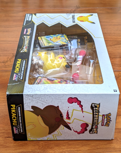 Tear on Box Pokemon TCG Pikachu Vmax Celebrations Premium Figure Collection 820650809408 - Image 4