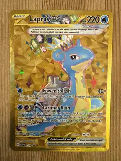 Lapras ex SVP164 Black Star Promo Pokemon TCG Scarlet & Violet NM - Image 1