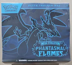 Pokemon TCG Mega Evolution Phantasmal Flames Elite Trainer Box 2025 NEW - Image 1