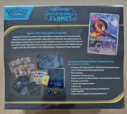Pokemon TCG Mega Evolution Phantasmal Flames Elite Trainer Box 2025 NEW - Image 3