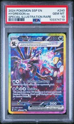 Hydreigon ex - 240/191 - SIR - Surging Sparks - Pokemon - PSA 10! - Image 1