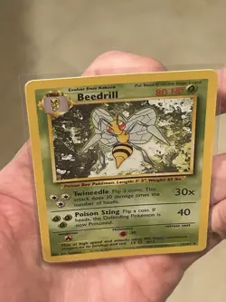 1999 POKEMON TCG Beedrill 017/102 Base Set WOTC Rare Unlimited Vintage Card LP - Image 4