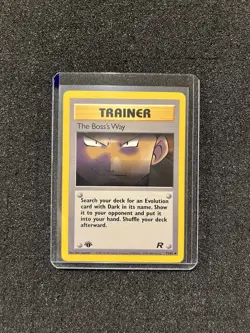 Pokemon 1st Edition Boss’s Way 2000 Team Rocket Excellent Condition - Image 5