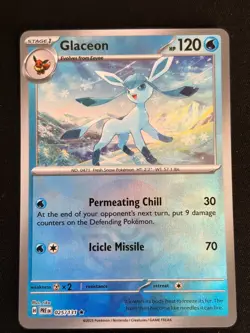Glaceon (Poke Ball Pattern) 025/131 - Pokemon TCG - Prismatic Evolutions NM - Image 1