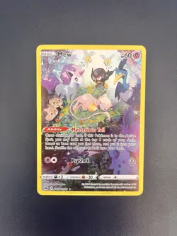 Pokemon Mew GG10/GG70 Crown Zenith Full Art Ultra Rare Sleeping Mew - Image 1