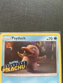 Pokemon TCG - Psyduck Detective Pikachu Stamped SM199 - Black Star Promo - Mint - Image 2