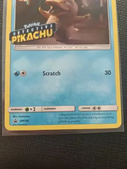 Pokemon TCG - Psyduck Detective Pikachu Stamped SM199 - Black Star Promo - Mint - Image 3