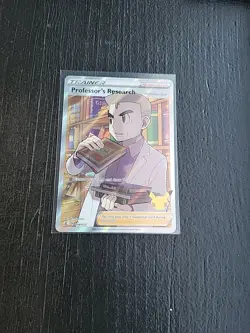 Professor's Research Full Art 024/025 Ultra Rare Pokemon SWSH Celebrations - Image 1