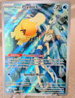 2025 Pokemon Misty's Psyduck Illustration Rare Destined Rivals 193/182 NM - Image 1