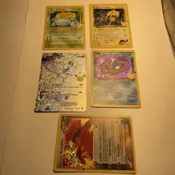 Pokemon TCG Holo Ultra Rare 5 25th Anniversary Cards All NM - Image 1