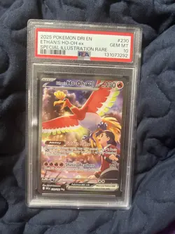 PSA 10 Ethan's Ho-Oh EX Sir 230/182 Destined Rivals Gem Mint Condition - Image 1