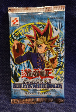 Yugioh LOB Legend of Blue Eyes 1rst Edition Booster Pack Factory Sealed 53334264396 - Image 1