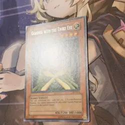 Yugioh Goddess with the Third Eye TP1-013 Near Mint Rare Unlimited - Image 4