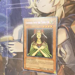 Yugioh Goddess with the Third Eye TP1-013 Near Mint Rare Unlimited - Image 5