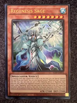 Yugioh Regenesis Sage ALIN-EN014 Ultra Rare 1st Edition NM - Image 1