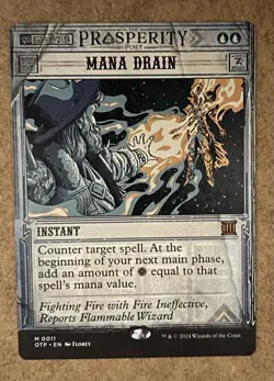 Mana Drain - Outlaws of Thunder Junction: Breaking News - NM MTG - Image 1
