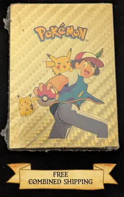 55 Pcs Pokemon Card foil GOLD PACK Cards TCG VMAX - Image 1