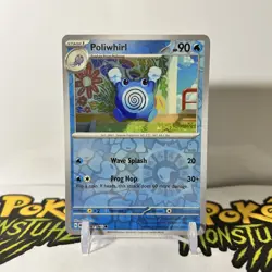 Poliwhirl 061/165 - Reverse Holo Scarlet & Violet 151 Pokemon Card TCG - NM - Image 1